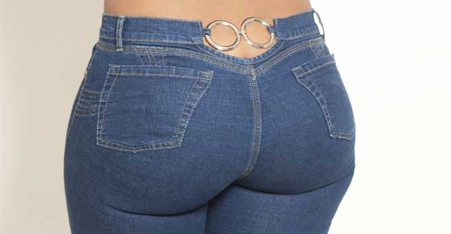 flat butt jeans